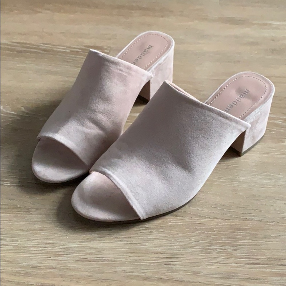 Madden Girl Mules Sandals Pink size 7M